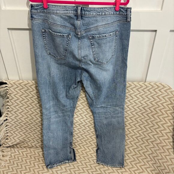 Torrid High Rise Straight Jeans Button Fly Split Hem - Picture 5 of 7